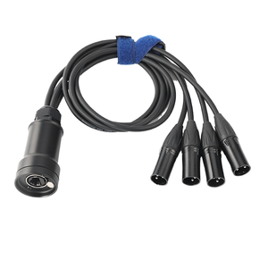 4 kênh 3 pin DMX512 mạng tín hiệu Extender XLR nối để Cat6 Ethernet cáp ánh sáng rắn PVC Áo khoác - Product Image 3