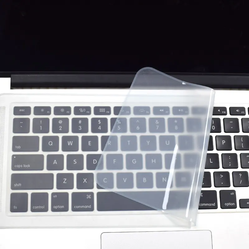 Clavier d'ordinateur portable 14 15 pouces mince en silicone transparent étanche à la poussière peaux de clavier d'ordinateur portable pour Dell