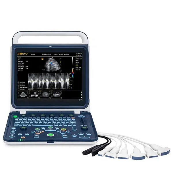 Escáner de ultrasonido médico portátil LCD portátil de 15 pulgadas