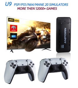 2022新しい特許取得済みのU9ワイヤレス4Kゲームスティック (S905X3チップセット付き) PSPSPレトロビデオゲームコンソールホームTVゲーミングボックス楽しいゲームボックス - Product Image 5