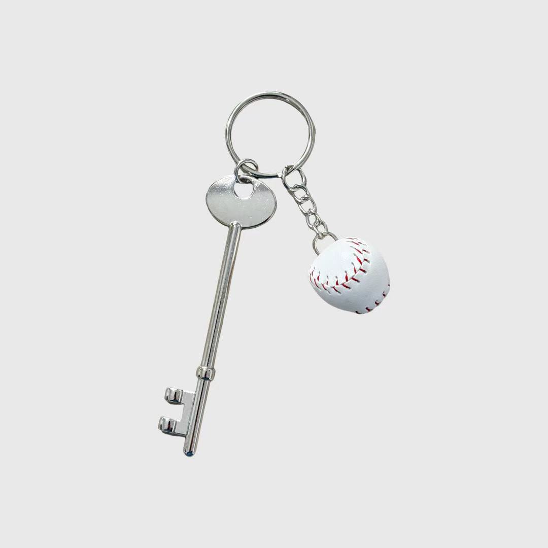 Key baseball pendant