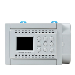 Huaqingjun12-in 12-outトランジスタ出力PLCアナログ入力出力0-10V、タッチスクリーン用RS485WIFI電話アプリ制御PLC - Product Image 1