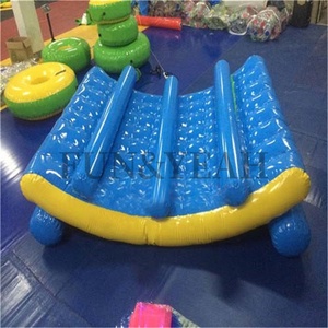 Şişme tahterevalli su parkı Totter devrim salıncak slayt eğlence için eğlenceli su engel tahterevalli şişme su oyuncakları - Product Image 4