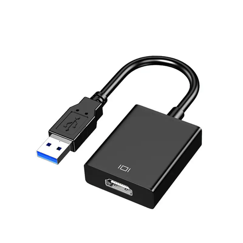 Haute qualité 1080P USB 3.0 vers HDMI mâle à femelle convertisseur adaptateur câble haute vitesse 5 Gbps pour ordinateur portable