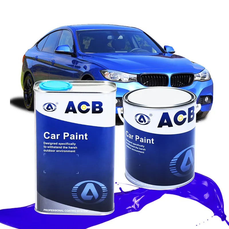Autore parat ur farbe der Marke ACB China Factory Hochleistungs-Auto lackierung in Metallic-Farbe