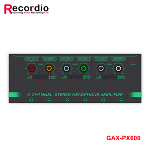 GAX-PX600出力デバイス用の新しい6チャンネルアンプオーディオインターフェースサウンドカード録音ミキサー - Product Image 3
