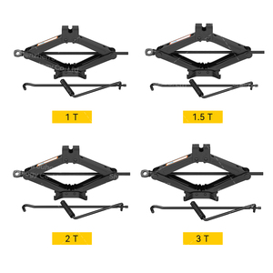 Fabrika toptan oto araçları CE belgesi emek tasarrufu krank kolu ile 1.5 Ton makas Jack - Product Image 3