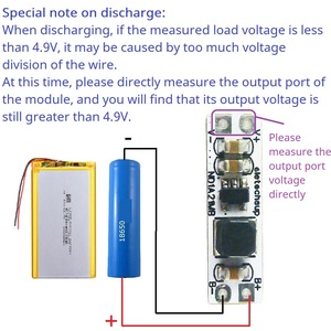 ND1A21MB In-Out Shared Port 5V USV Mini Board 3,7 V 4,2 V Lithium-Batterie lade entladung für Arduino ESP32 PI ESP8266 MCU - Product Image 4