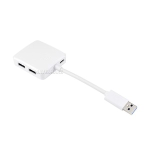 Ufficiale Raspberry Pi USB 3 Hub, espande quattro porte di tipo A 3.0 USB A valle, velocità di trasferimento dati fino A 5 Gbps - Product Image 2