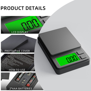 Changxie fabrika en iyi fiyat profesyonel dijital Mini ölçek calibration200g gram dijital cep ölçeği - Product Image 2