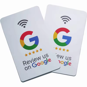 CR80 Programmable Plastic Access Control Card with <strong>QR</strong> <strong>Code</strong> <strong>Scan</strong> NFC 213 215 216 Google Review Compatible with NFC Devices - Product Image 2