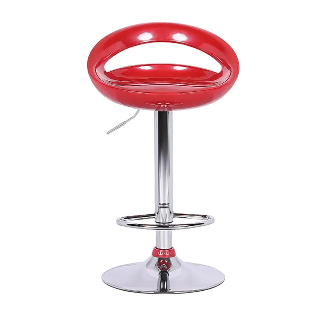 Light Luxury Style Club Party Pool Bar Stools Counter Height Adjustable Swivel Abs Plastic Swivel Bar Stool