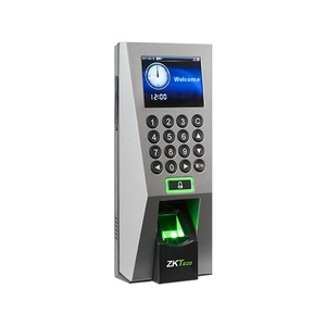 ZK F18 controllo di accesso biometrico della porta TCP/IP sistema di controllo di accesso della carta dell'impronta digitale 125Khz 3,000 dispositivo di presenza del tempo dell'utente