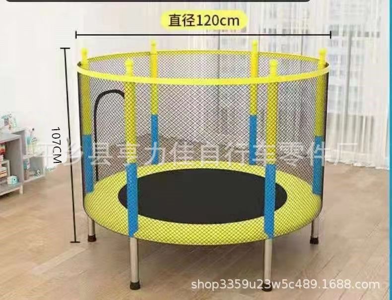 Trampolín de 12 patas rectas.