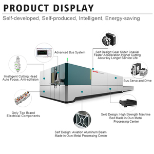 Large Working Area CNC Fiber Laser Cutter with Auto <strong>Loading</strong> <strong>Unloading</strong> Dual Table Exchange <strong>Platform</strong> Laser Cutting Machine - Product Image 2