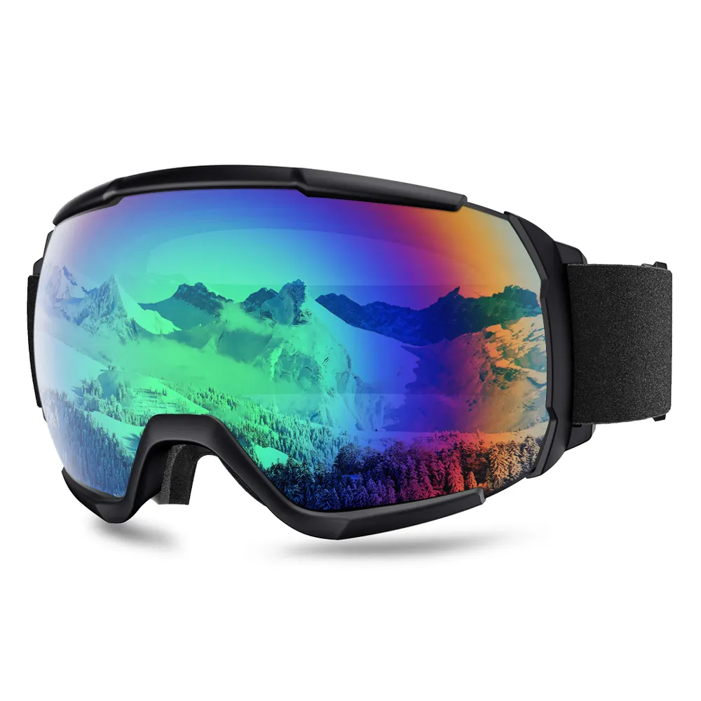Las últimas gafas de esquí fotocromáticas de lentes polarizadas competitivas