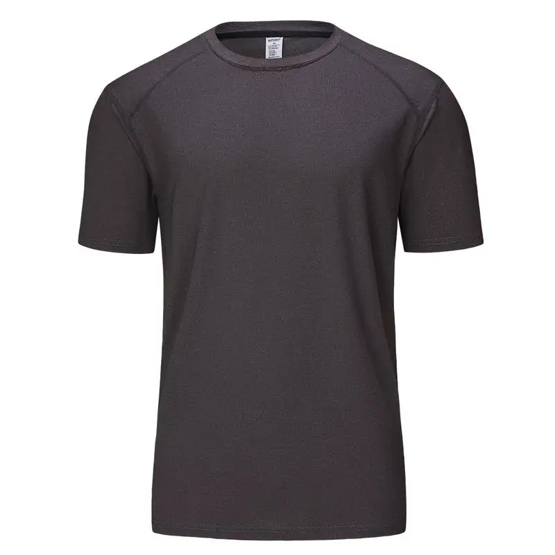 Personalizzato Low MOQ Dry Fit Design Spandex Gym pettinato anello in cotone filato Hanes Performance Sports Tee T Shirt Tshirt t-shirt da uomo