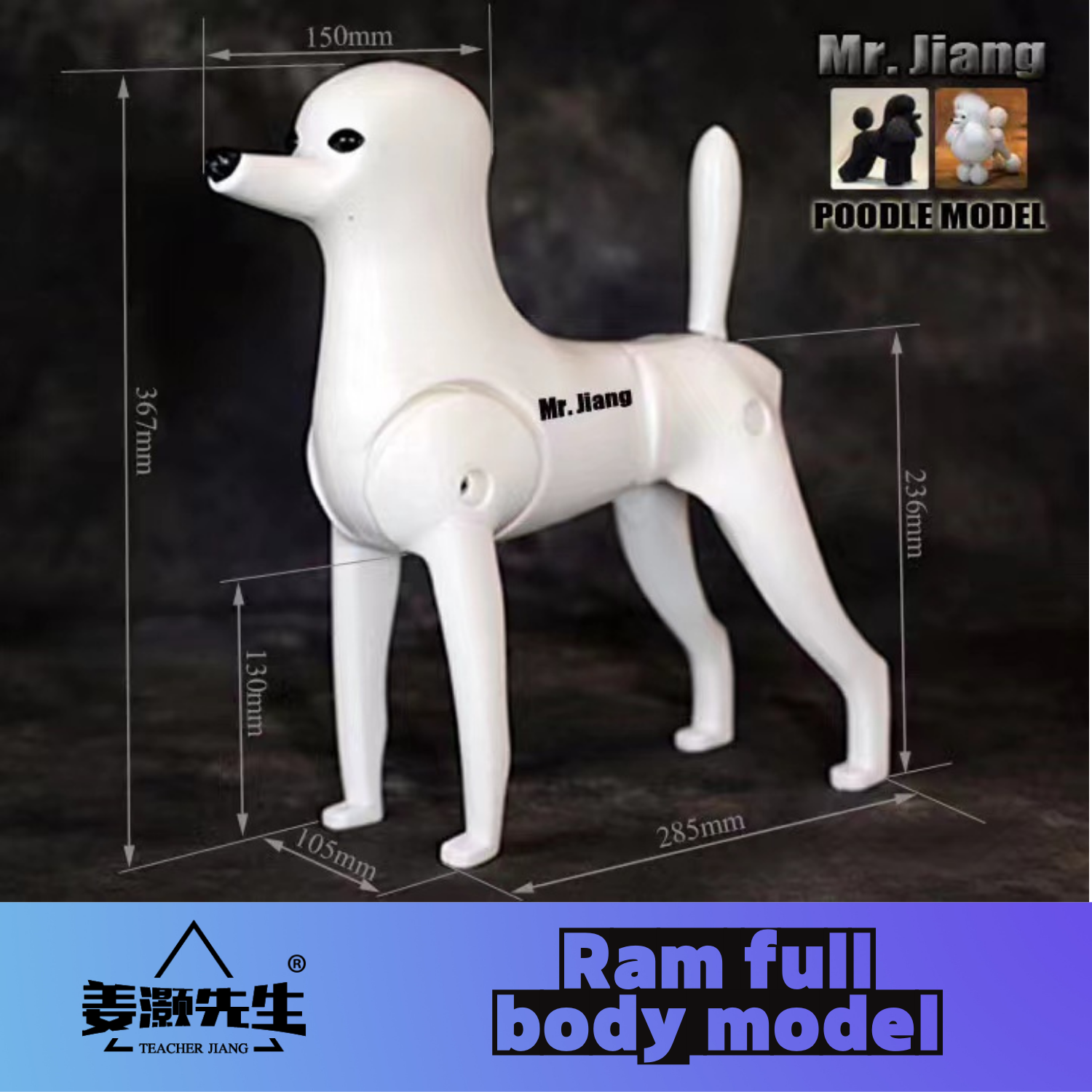 Modelo de cuerpo completo de Ram