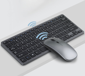 2.4GHz Rechargeable Wireless <strong>Keyboard</strong> Set Ultra-Thin Portable Wireless <strong>Keyboard</strong> and <strong>Mouse</strong> for PC Desktop <strong>Computer</strong> Notebook - Product Image 6