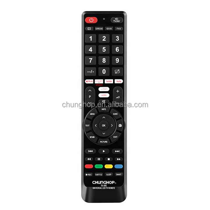 TX-09E Universal Abs Tv Remote Control Fixed Code for Multi-brand Tvs