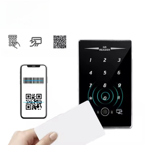 Escáner de código de barras 2D 125Khz ID EM RFID Lector de código QR con Wiegand RS232/485 UART para sistema de controlador de acceso de puerta TCP/IP