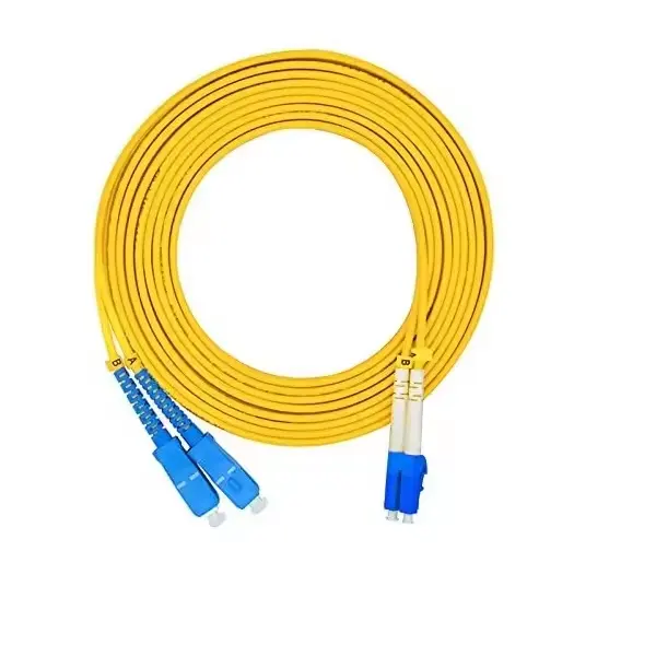 3M Duplex Single Mode Fiber Optic Jumper/Patch Cord LC UPC to SC UPC for 4G GSM GPRS Wireless LAN Networks Used for FTTX