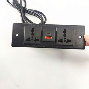 定制通用电源插座办公桌嵌入式嵌入式插座嵌入式桌面家具电源插座，带usb-c - Product Image 5