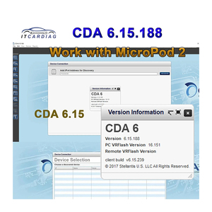 CAD 6.15.188 CDA6 Software für Micropod 2 FCA Originaldateien MicroPod2 Scanner Bearbeitung - Product Image 1