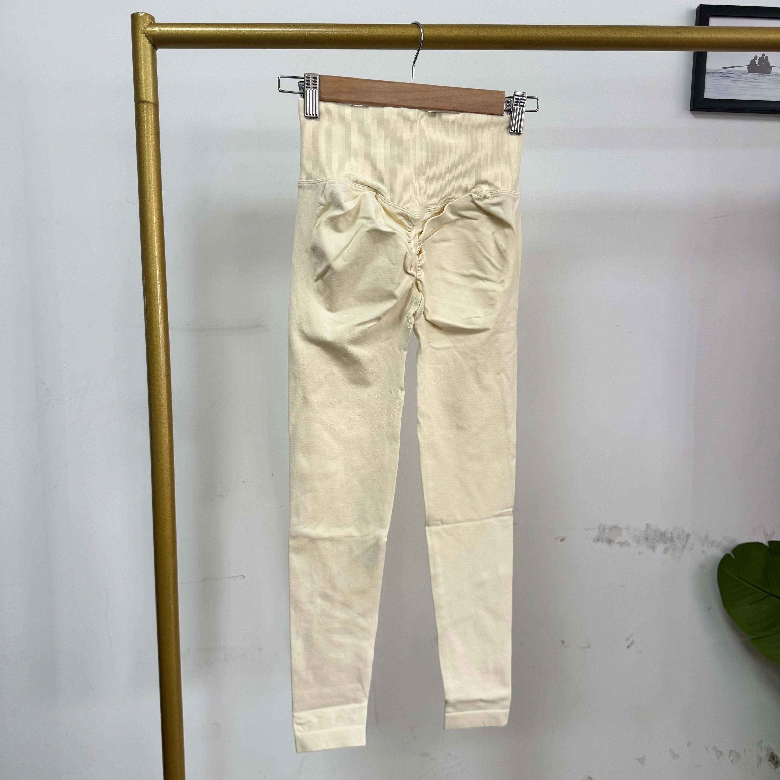 Beige Leggings