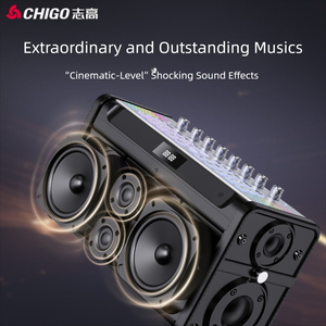 Ngoài trời bùng nổ hộp máy karaoke Dải vai không dây <span class=keywords><strong>Bluetooth</strong></span> loa 2 cái Micro thể thao Đảng KTV trộn giao diện điều khiển - Product Image 5