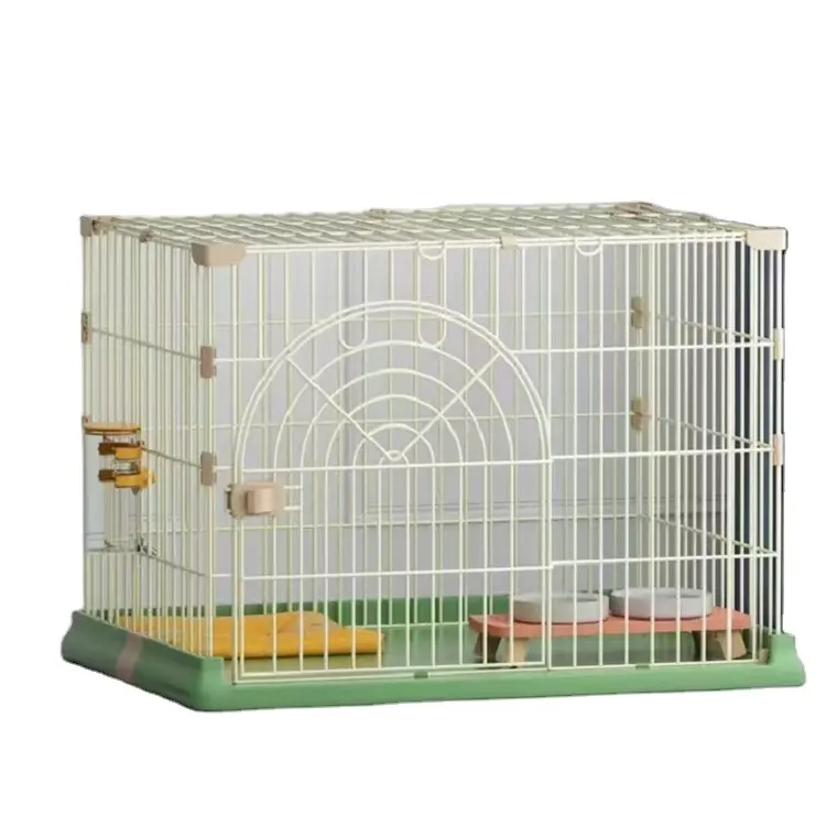 Cage pour chien chenils métalliques Cage pour animaux domestiques agrandie nid de chien en fer intérieur