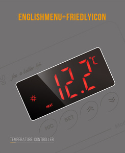 RINGDER AC-118 16-40C Digital Reptile <strong>Temperature</strong> <strong>Controller</strong> Thermostat with External <strong>Sensor</strong> ON/OFF Regulator Price - Product Image 5