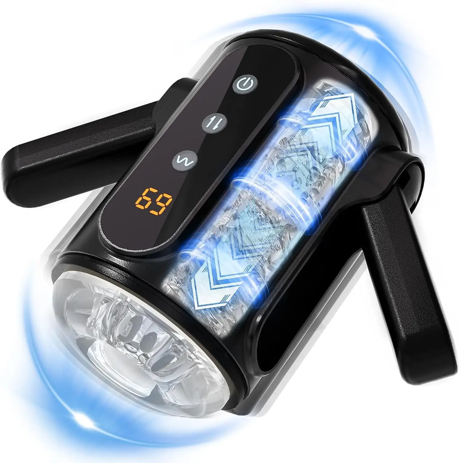 Hochwertiges LED-Display elektrische Tasche Sex Männer Maschine automatische teleskopische handheld-Männliche masturbationsbecher