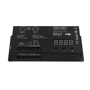 Заводские продажи высокой мощности 3 канала RGB DMX512 декодер DMX светодиодный контроллер для освещения