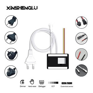 DC12V发光二极管反射器1A 12W，带电源连接开关手波扫描传感器开关 - Product Image 2
