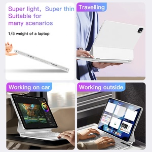 Magic Keyboard para iPad Pro11 2024 Magnet Adsorp Bluetooth Trackpad Keyboard con retroiluminación, puerto de carga tipo C - Product Image 5