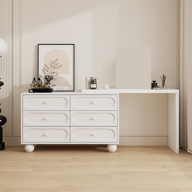 Blanco cálido 120 mueble 120 mesa en forma de seis bombeo