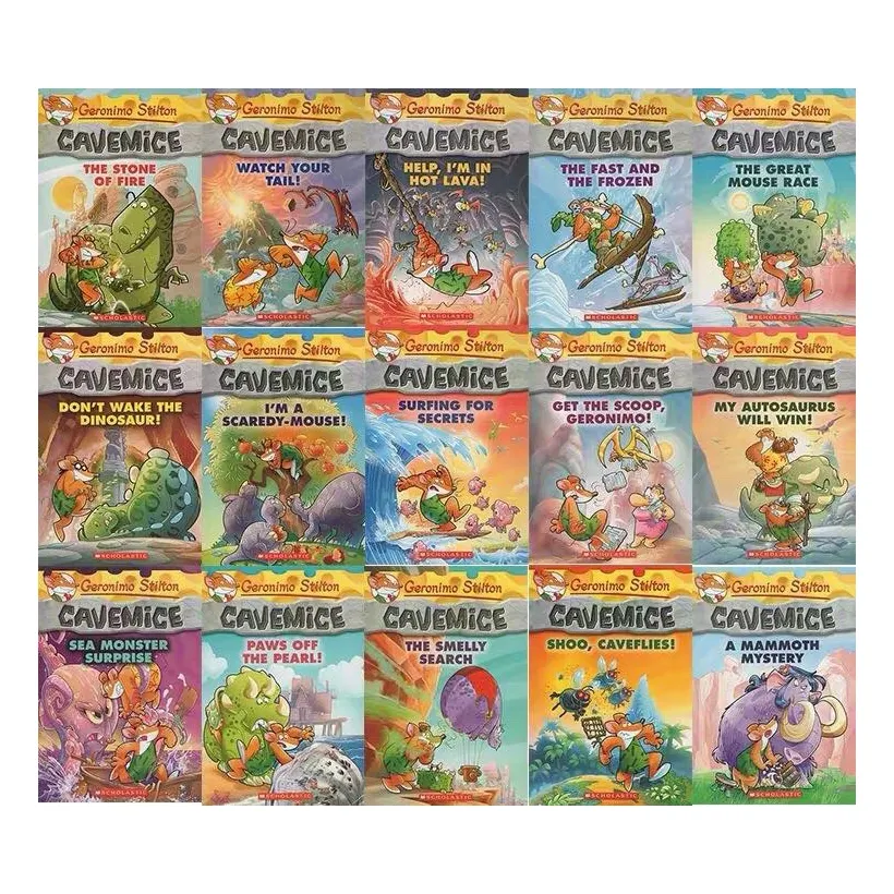 16 volúmenes Geronimo Stilton serie Thea Stilton Mouseford Academy libro de cuentos