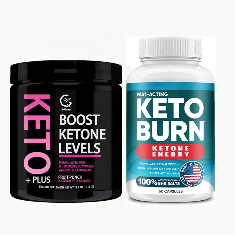 customization OEM Keto Plus Exogenous Ketones Supplement Powder Utilize Fat for Energy with Ketosis Boost Energy & Focus