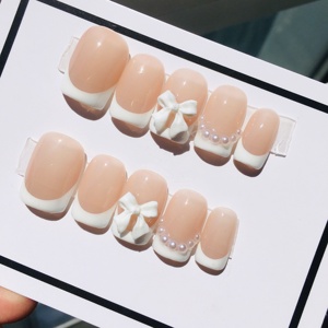 เล็บปลอมทรงสี่เหลี่ยมปลายเล็บปลอมผลิตฉลากส่วนตัว - Product Image 4