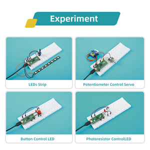 ACEBOTT Super Starter Kit tra cui Breadboard 1602 IIC Jumper Set di fili R3 per Arduino UNO con Tutorial - Product Image 5