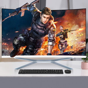 Touch screen core i3 i5 i7 pre costruito gaming pc desktop di editing video computer all-in-one tutti in uno computer