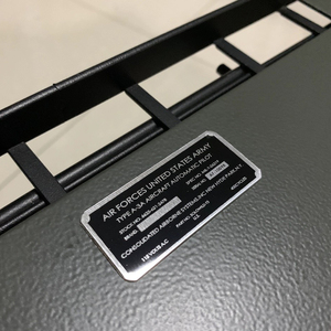 户外实用军用风格铝标签户外野营产品金属铭牌 - Product Image 4