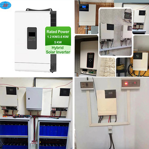 Entrada RHT 48V/24V con salida de onda sinusoidal pura Inversor solar híbrido de sistemas fuera de la red de alta eficiencia para el hogar y comercial - Product Image 3