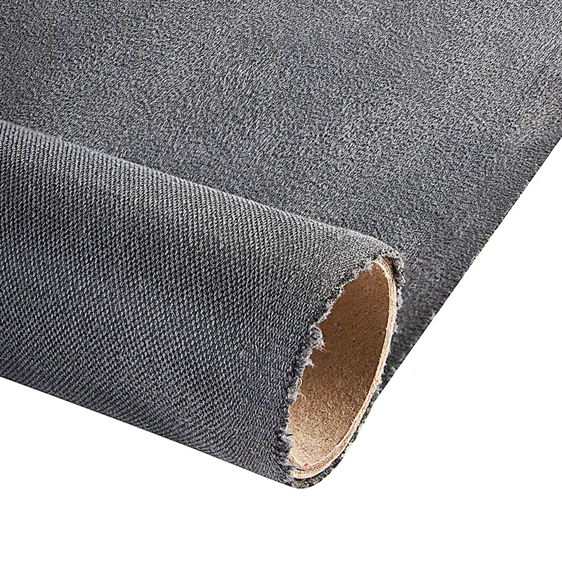 Eco Friendly estiramento camurça pano tecido multi cor 100% poliéster camurça tecido