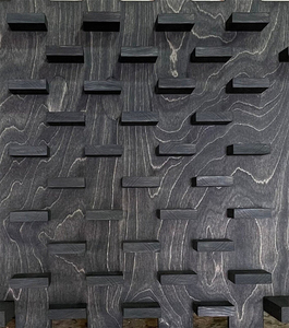 Mộc Mạc 48 khoang Wall Mount pint kính bóng Hộp Thanh tủ bộ sưu tập freestanding gỗ bắn kính hiển thị trường hợp - Product Image 3