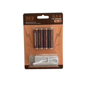 Aaa 600mah <span class=keywords><strong>1.5v</strong></span> סוללה נטענת נימה ליתיום סוללה ליתיום גלילית