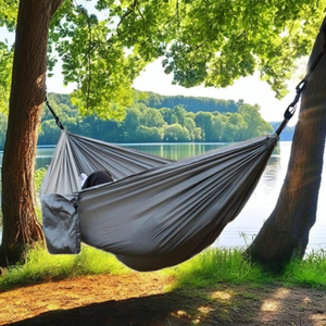 Đơn đôi Oxford vải võng cho trong nhà ngoài trời thuận tiện trong nhà cắm trại giải trí đu Thiết kế Hiện Đại Đồ Gỗ Ngoài Trời - Product Image 5