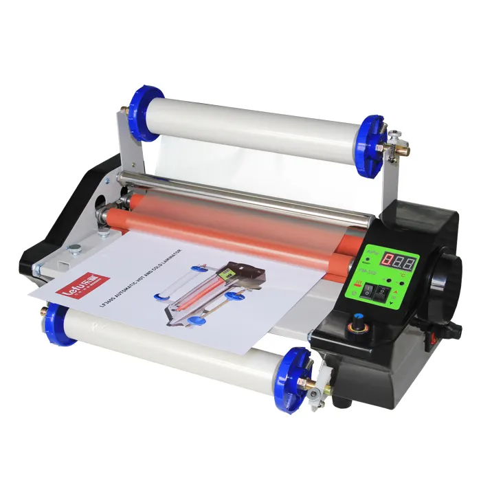 DTF 또는 UV 프린터용 LF360S 단면 및 양면 냉온수 자동 라미네이팅 기계