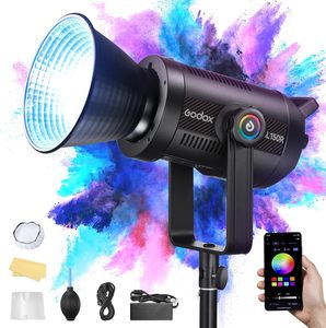 Godox SL150R 165W RGB ha condotto la luce Video 5600K Bowens Mount silenziosa illuminazione a uscita continua APP/2.4G di controllo - Product Image 1